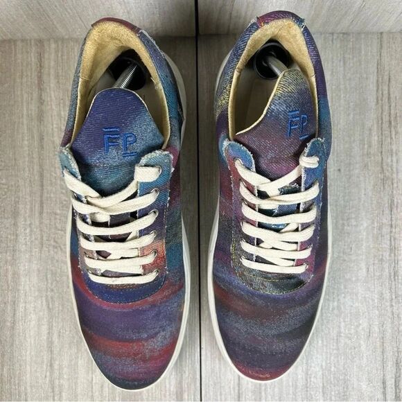 Filling Pieces Artemis Hand Crafted Canvas Low Top Sneaker Mens Size 11 EUR 44 - Picture 6 of 10